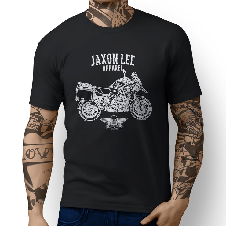 Jaxon Lee Illustration For A BMW R1200GS 2017 Motorbike Fan T-shirt