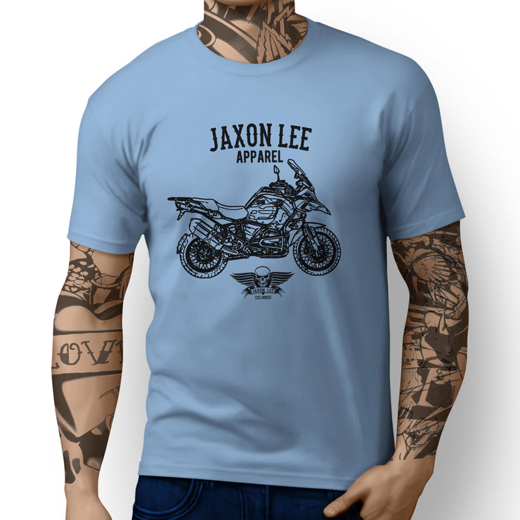 Jaxon Lee Illustration For A BMW R1200RS Adventure 2017 Motorbike Fan T-shirt