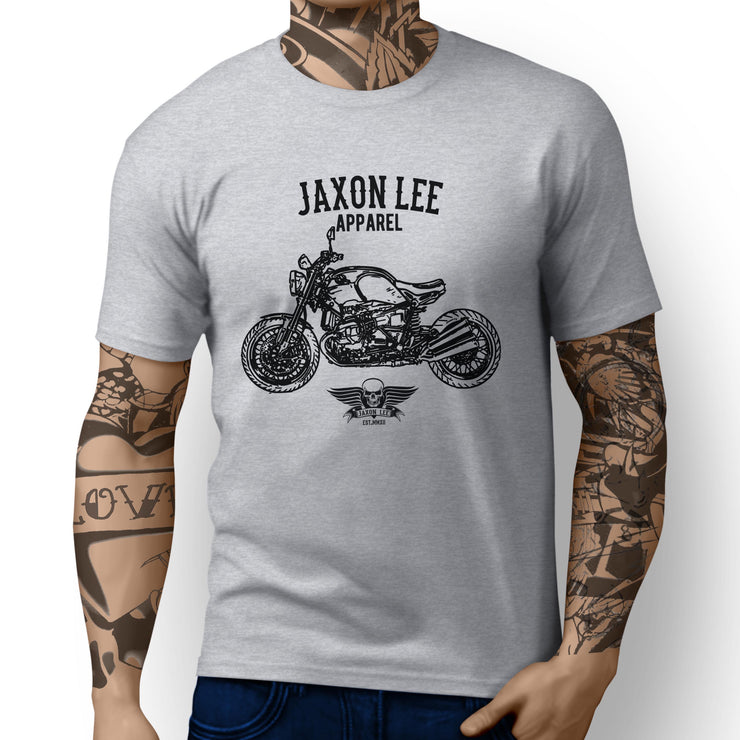 Jaxon Lee Illustration For A BMW RNineT 2016 Motorbike Fan T-shirt