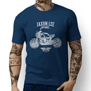 Jaxon Lee Illustration For A BMW RNineT 2016 Motorbike Fan T-shirt
