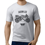 Jaxon Lee Illustration For A Cagiva Mito 125 Motorbike Fan T-shirt