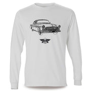 Jaxon Lee Illustration For A Chrysler Windsor 1956 Motorcar Fan LS-Tshirt