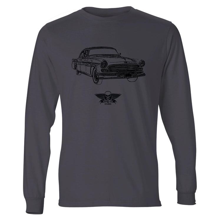 Jaxon Lee Illustration For A Chrysler Windsor 1956 Motorcar Fan LS-Tshirt