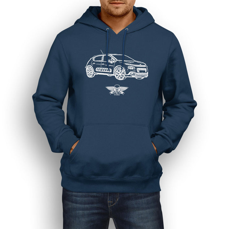 Jaxon Lee Illustration For A Citroen C3 Motorcar Fan Hoodie