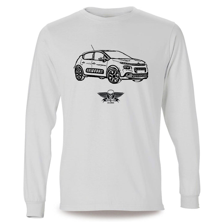 Jaxon Lee Illustration For A Citroen C3 Motorcar Fan LS-Tshirt