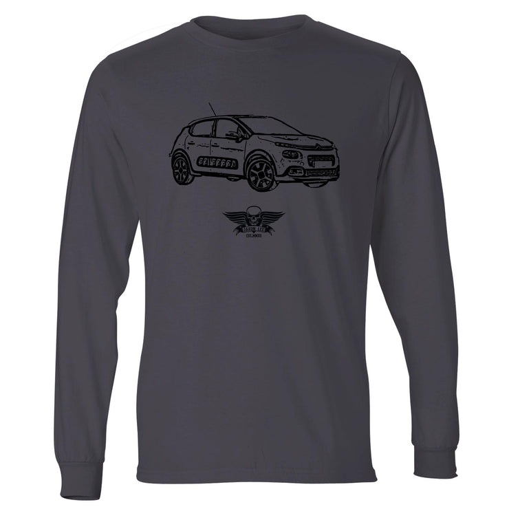 Jaxon Lee Illustration For A Citroen C3 Motorcar Fan LS-Tshirt