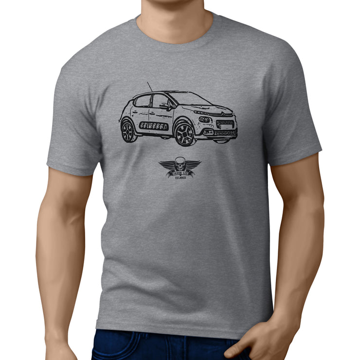Jaxon Lee Illustration For A Citroen C3 Motorcar Fan T-shirt