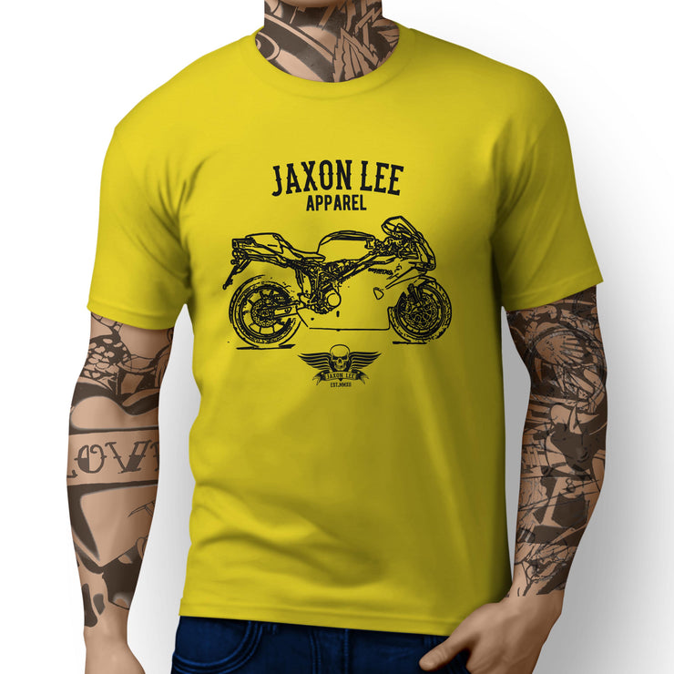 Jaxon Lee Illustration For A Ducati 749R Motorbike Fan T-shirt