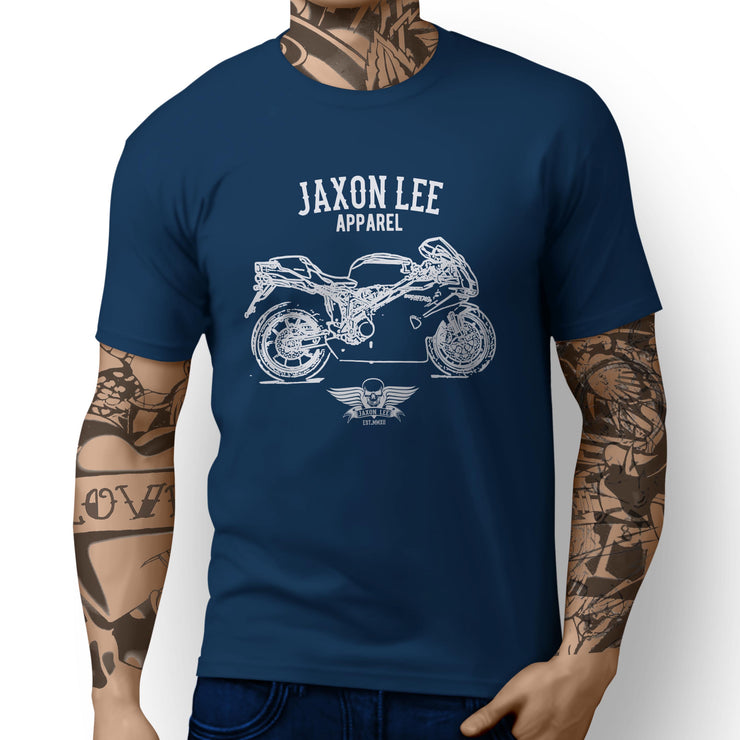 Jaxon Lee Illustration For A Ducati 749R Motorbike Fan T-shirt