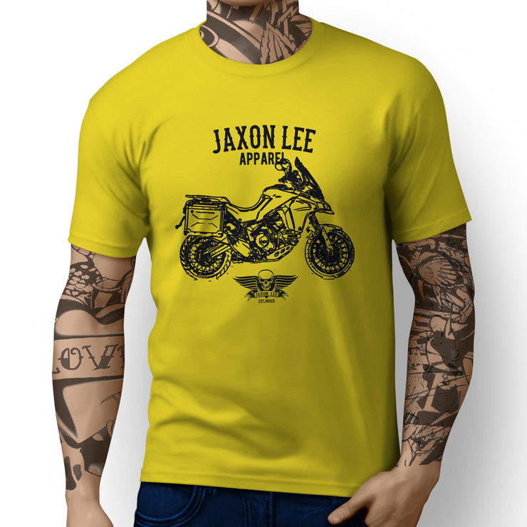 Jaxon Lee Illustration For A Ducati Multistrada 1200 Enduro Motorbike Fan T-shir