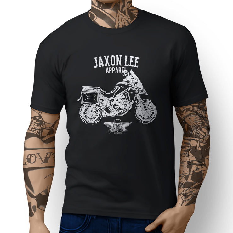 Jaxon Lee Illustration For A Ducati Multistrada 1200 Enduro Motorbike Fan T-shir