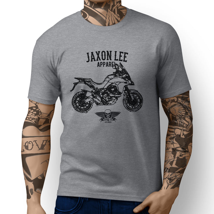 Jaxon Lee Illustration For A Ducati Multistrada 950 Motorbike Fan T-shirt