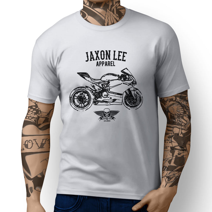 Jaxon Lee Illustration For A Ducati Panigale R Motorbike Fan T-shirt
