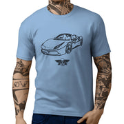 Jaxon Lee Illustration For A Ferrari 488 Spider Motorcar Fan T-shirt