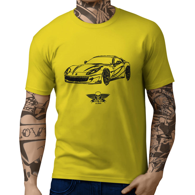 Jaxon Lee Illustration For A Ferrari 812 Superfast Motorcar Fan T-shirt