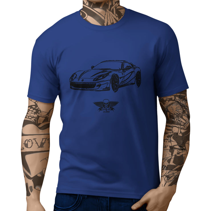 Jaxon Lee Illustration For A Ferrari 812 Superfast Motorcar Fan T-shirt