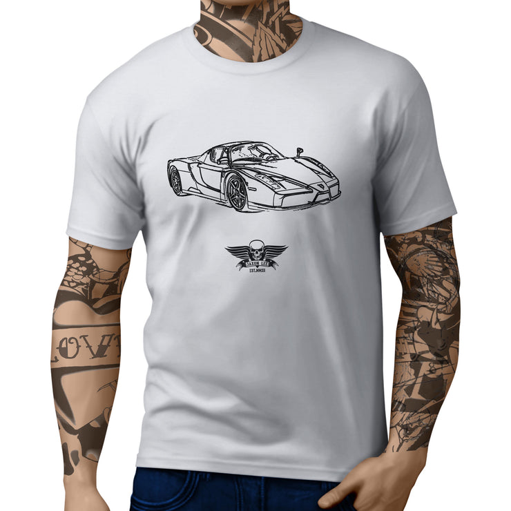 Jaxon Lee Illustration For A Ferrari Enzo 2004 Motorcar Fan T-shirt