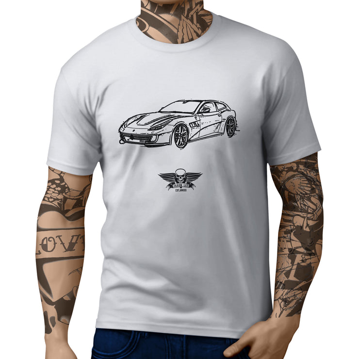 Jaxon Lee Illustration For A Ferrari GTC4 Lusso T Motorcar Fan T-shirt