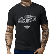 Jaxon Lee Illustration For A Ferrari Portofino Motorcar Fan T-shirt