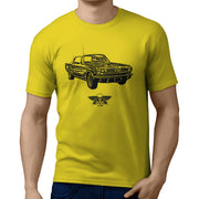 Jaxon Lee Illustration For A Ford 1966 Mustang Convertible Motorcar Fan T-shirt