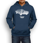 Jaxon Lee Illustration For A Ford 1966 Mustang Convertible Motorcar Fan Hoodie