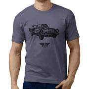 Jaxon Lee Illustration For A Ford 1966 Mustang Convertible Motorcar Fan T-shirt