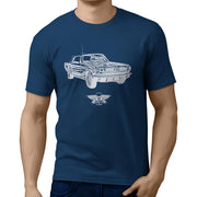 Jaxon Lee Illustration For A Ford 1966 Mustang Convertible Motorcar Fan T-shirt