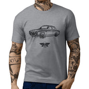 Jaxon Lee Illustration For A Ford Escort Mk1 Mexico Motorcar Fan T-shirt