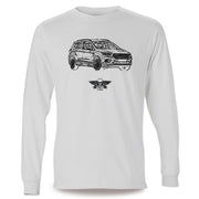 Jaxon Lee Illustration For A Ford Kuga Motorcar Fan LS-Tshirt