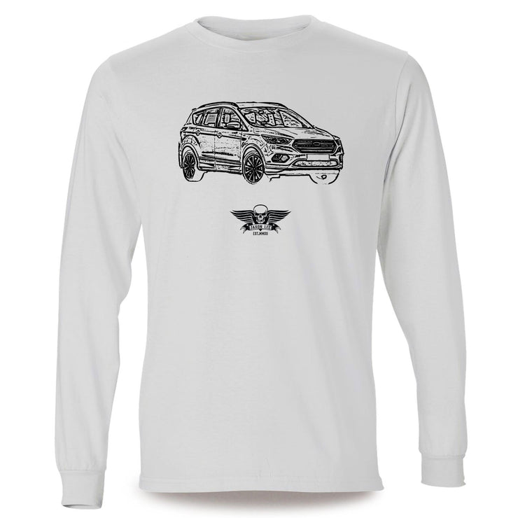 Jaxon Lee Illustration For A Ford Kuga Motorcar Fan LS-Tshirt
