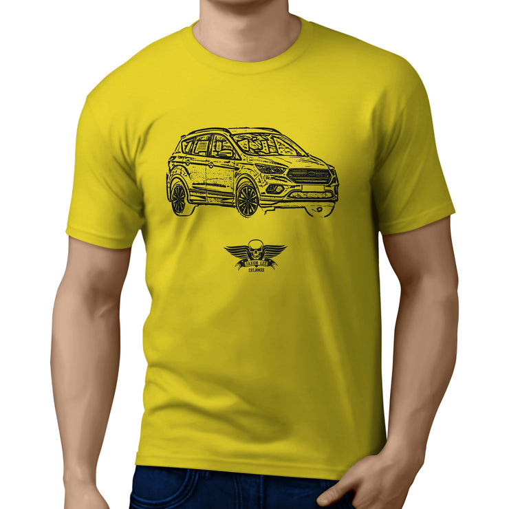 Jaxon Lee Illustration For A Ford Kuga Motorcar Fan T-shirt