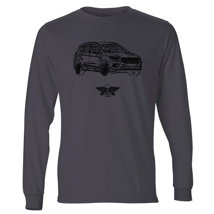 Jaxon Lee Illustration For A Ford Kuga Motorcar Fan LS-Tshirt