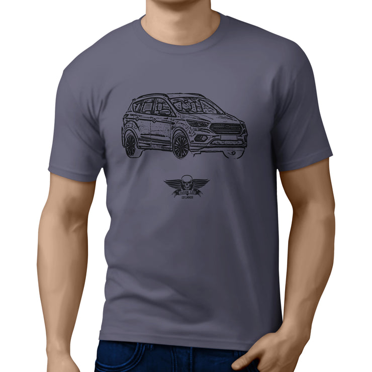 Jaxon Lee Illustration For A Ford Kuga Motorcar Fan T-shirt