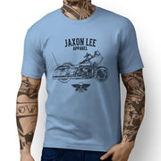 Jaxon Lee Art Tee aimed at fans of Harley Davidson Road Glide Special Motorbike