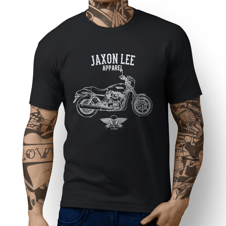 Jaxon Lee Art Tee aimed at fans of Harley Davidson Street 750 Motorbike