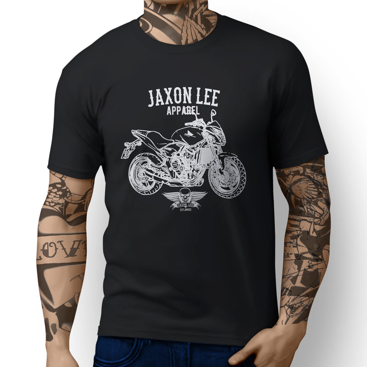 Jaxon Lee Illustration For A Honda CB600F Motorbike Fan T-shirt