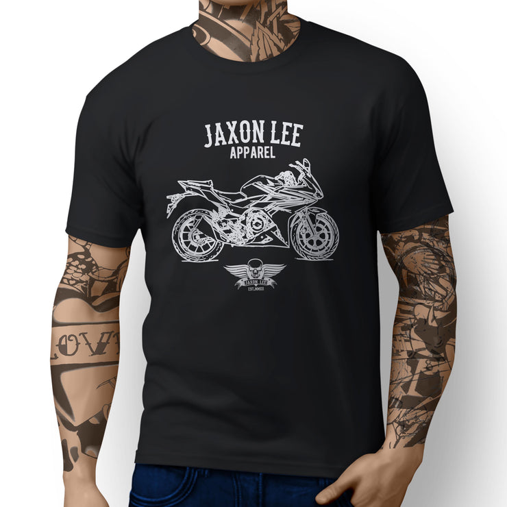 Jaxon Lee Illustration For A Honda CBR500R Motorbike Fan T-shirt