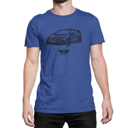 Jaxon Lee Illustration For A Honda Civic Type R Motorcar Fan T-shirt