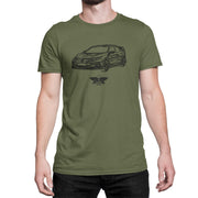 Jaxon Lee Illustration For A Honda Civic Type R Motorcar Fan T-shirt