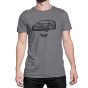 Jaxon Lee Illustration For A Honda Civic Type R Motorcar Fan T-shirt