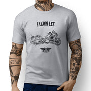 Jaxon Lee Illustration For A Honda Gold Wing F6B Motorbike Fan T-shirt