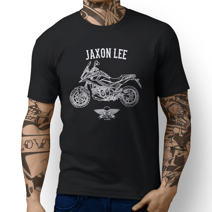 Jaxon Lee Illustration For A Honda NC750X DCT ABS Motorbike Fan T-shirt