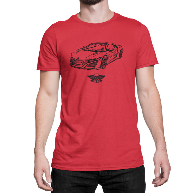 Jaxon Lee Illustration For A Honda NSX 2017 Motorcar Fan T-shirt