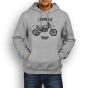 Jaxon Lee Illustration For A Husqvarna FE 450 Motorbike Fan Hoodie