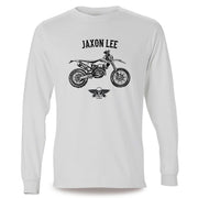 Jaxon Lee Illustration For A Husqvarna FE 450 Motorbike Fan LS-Tshirt