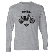 Jaxon Lee Illustration For A Husqvarna FE 450 Motorbike Fan LS-Tshirt