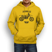 Jaxon Lee Illustration For A Husqvarna FE 450 Motorbike Fan Hoodie