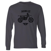Jaxon Lee Illustration For A Husqvarna FE 450 Motorbike Fan LS-Tshirt