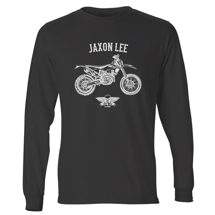 Jaxon Lee Illustration For A Husqvarna FE 450 Motorbike Fan LS-Tshirt