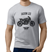 Jaxon Lee Illustration For A Husqvarna Svartpilen 701 Motorbike Fan T-shirt